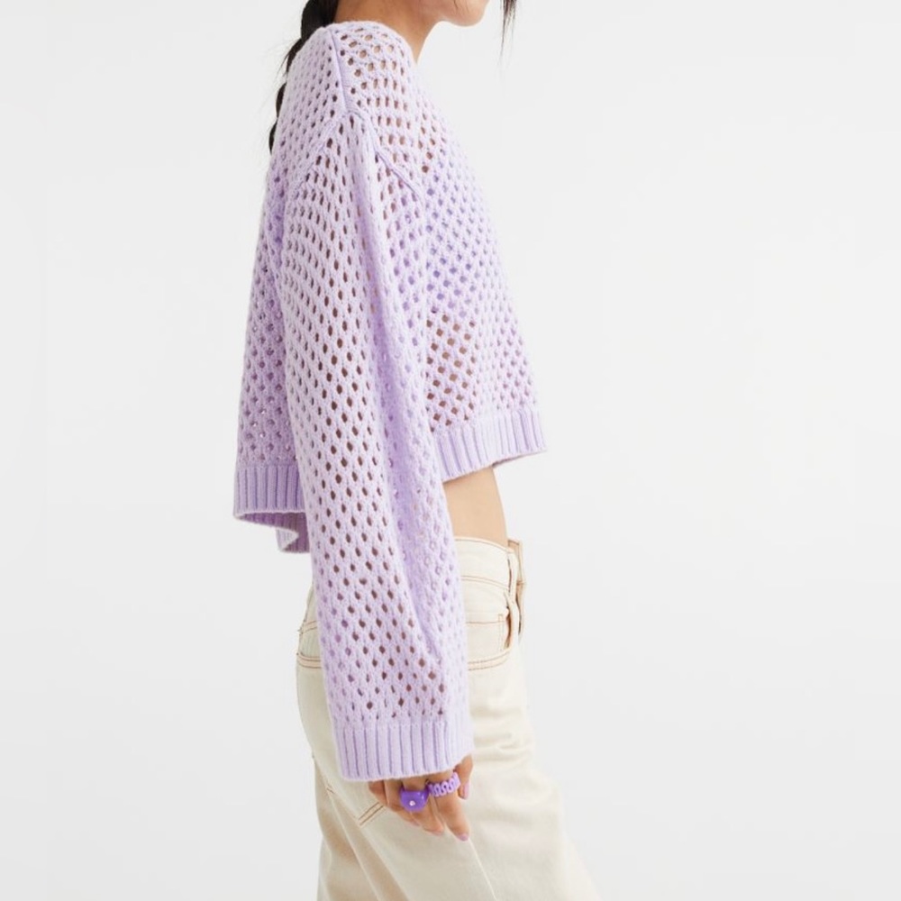 H&M crochet sweater